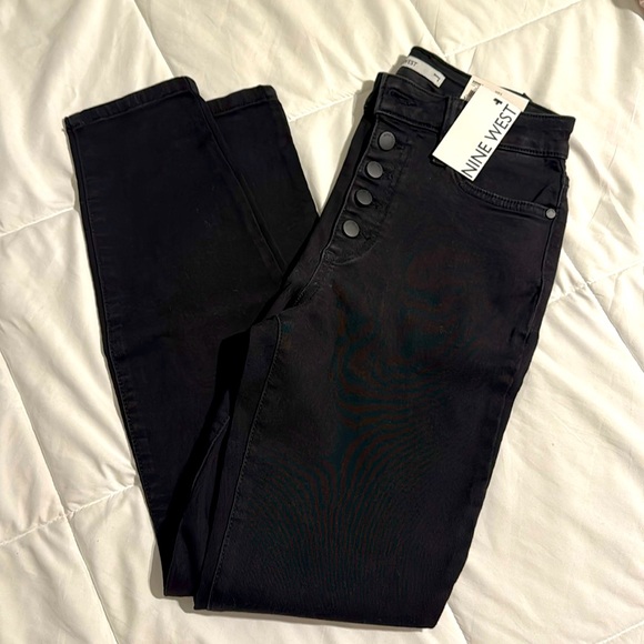 Nine West Denim - Nine West Size 6 NWT Black Knight Rise Skinny Jeans